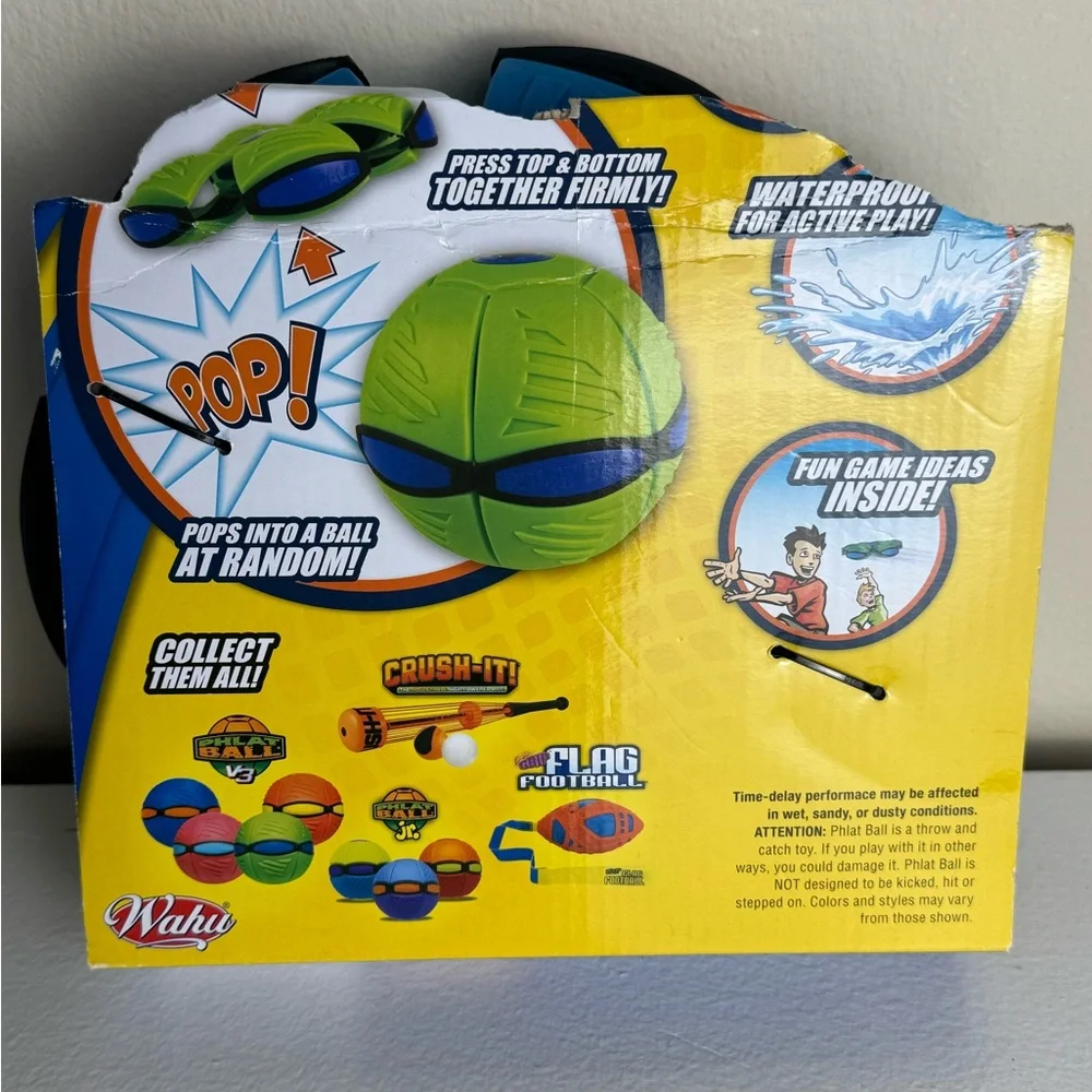 NEW NERF Power Blast Baseball Bat & Ball Set AND Wahu Flat Ball